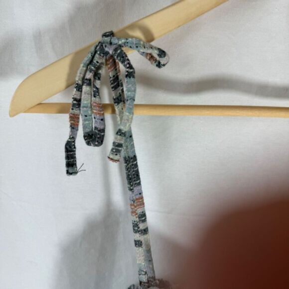 Free People Henrietta Square Neck Plaid Crop Top Sz S - Picture 5 of 8